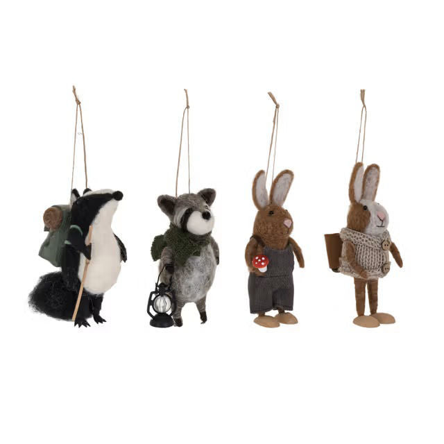 Handmade Wool Felt Animal Ornament