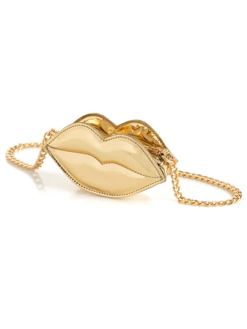 Kiss Mini Bag, Gold