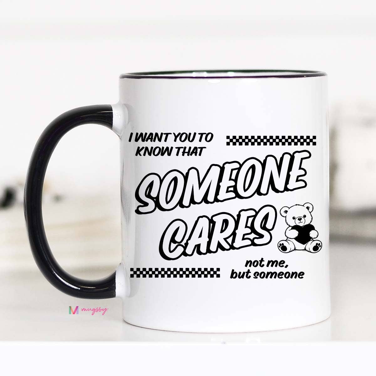 Someone Cares Funny Teddy Bear Coffee Mug