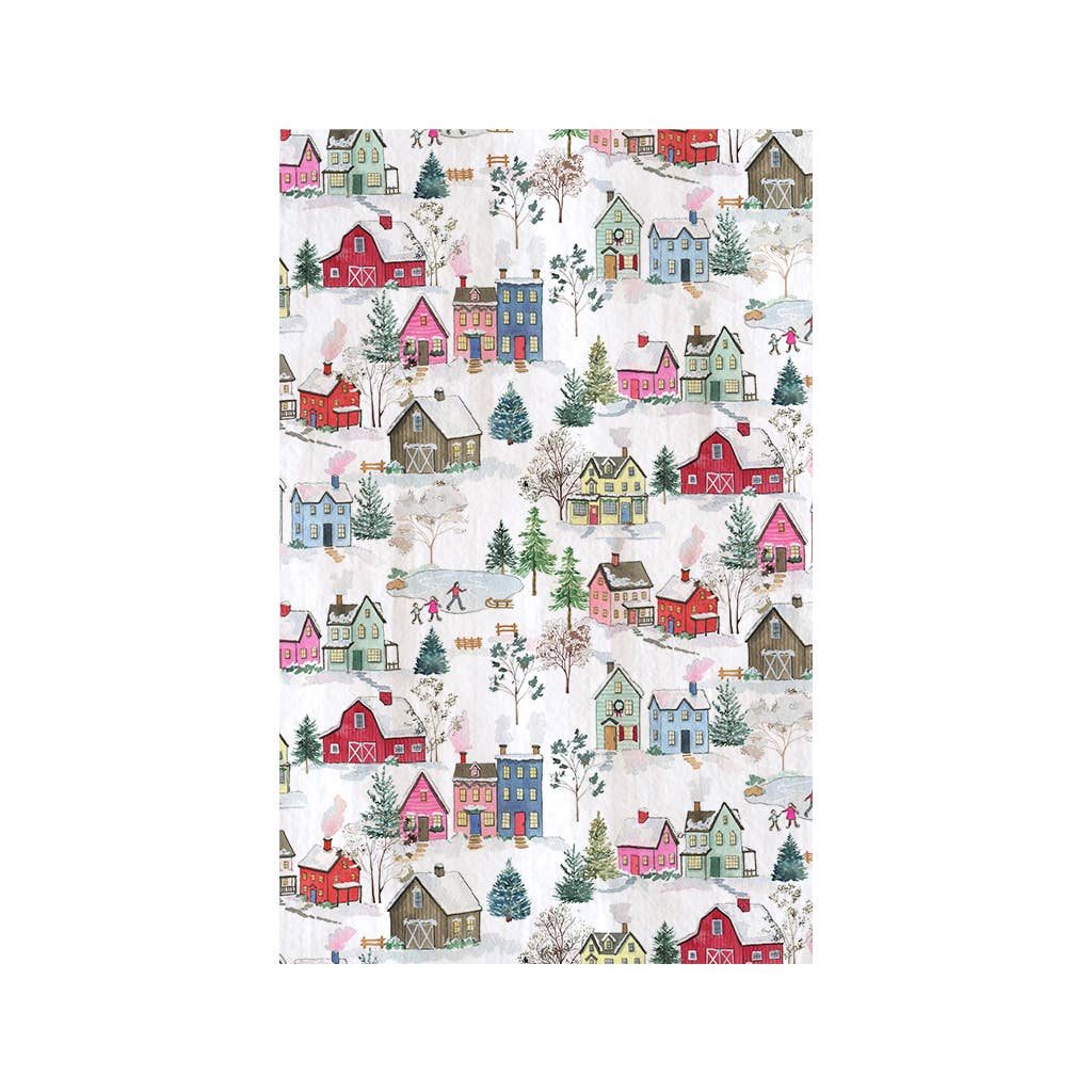 Christmas Village - Holiday Tea Towel