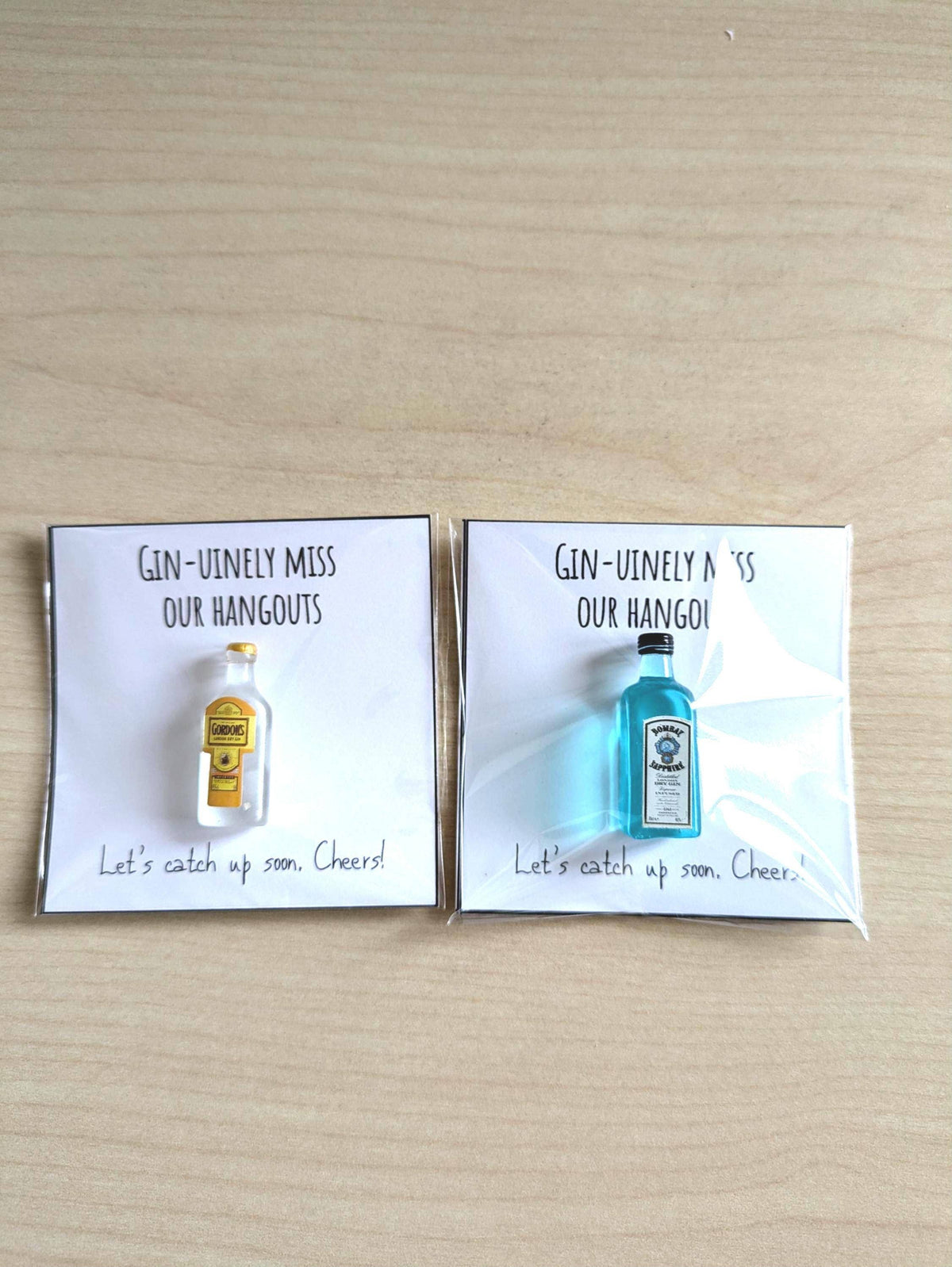Miss Our Hangouts Gin Friendship Card
