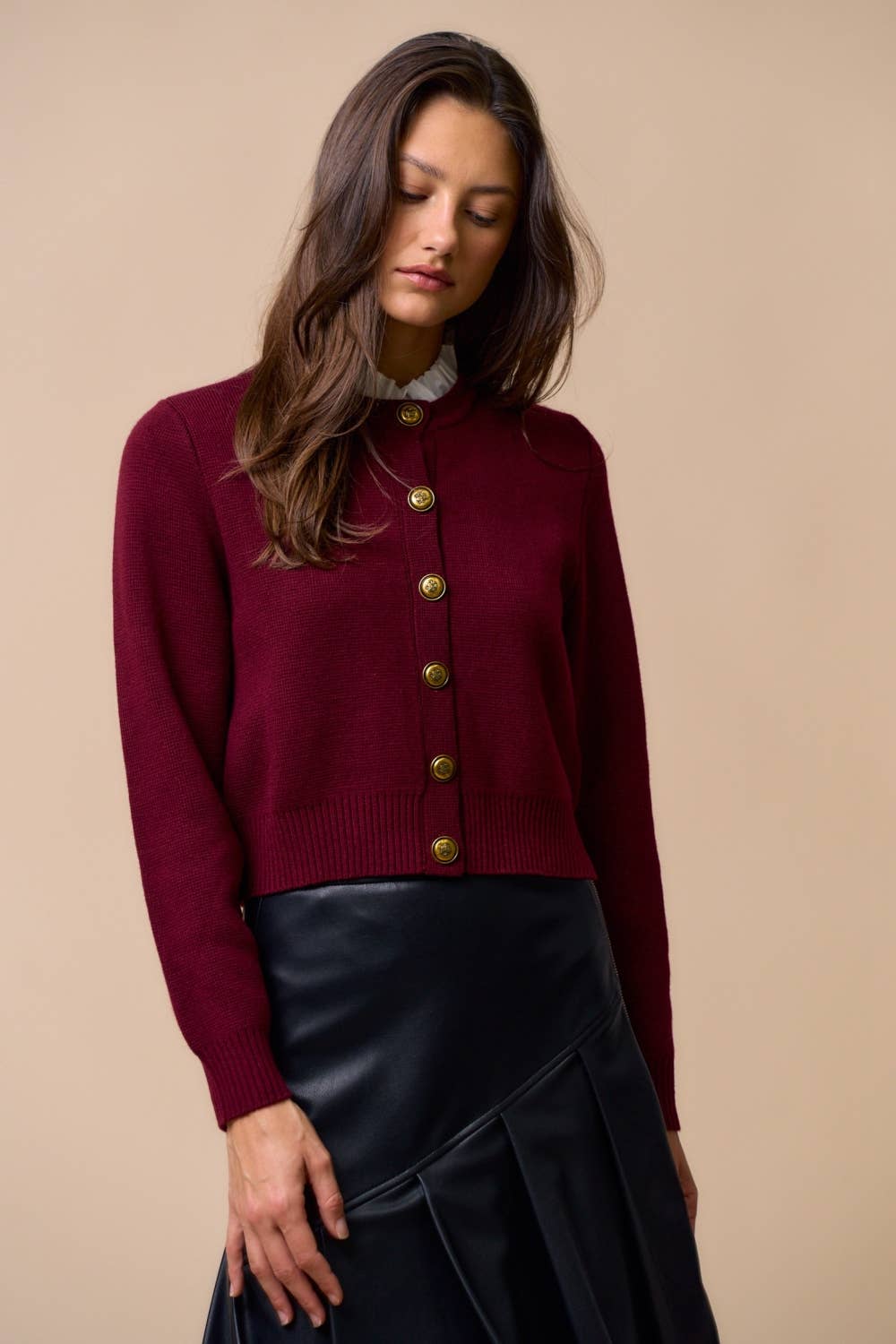 Button Down Cardigan Top