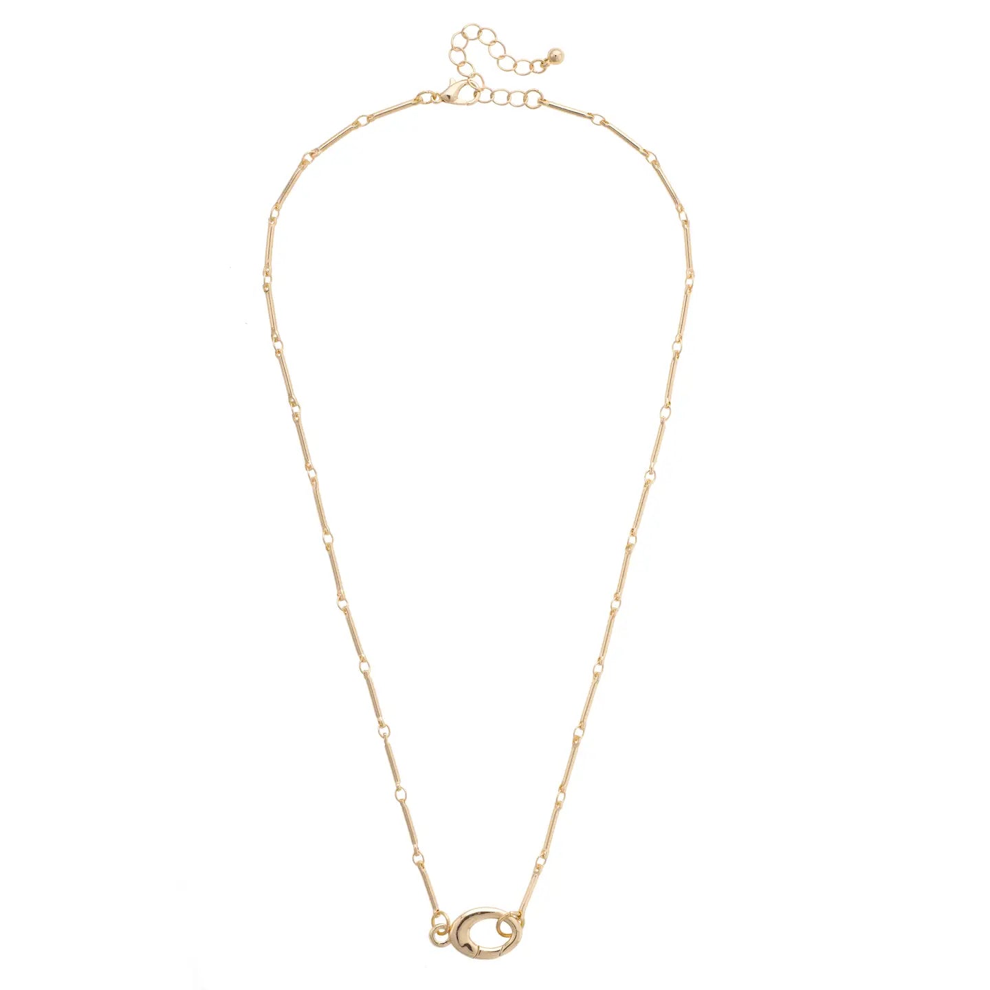 Dolly Delicate Link Charm Necklace