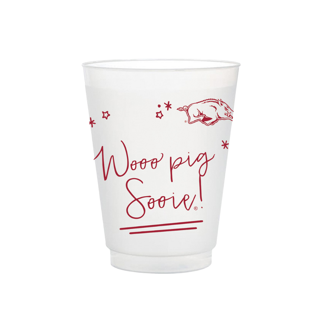 Arkansas Frosted Flex Party Cup (8-pack)