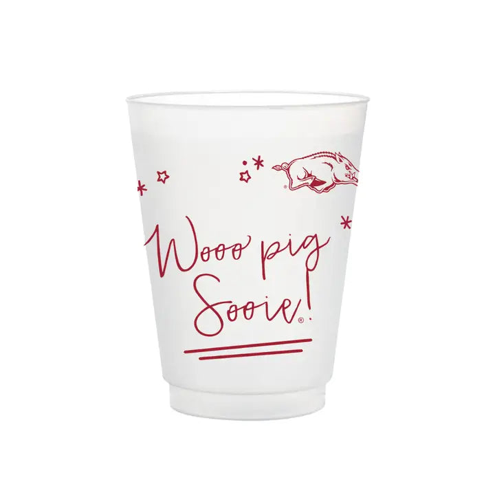 Arkansas Frosted Flex Party Cup