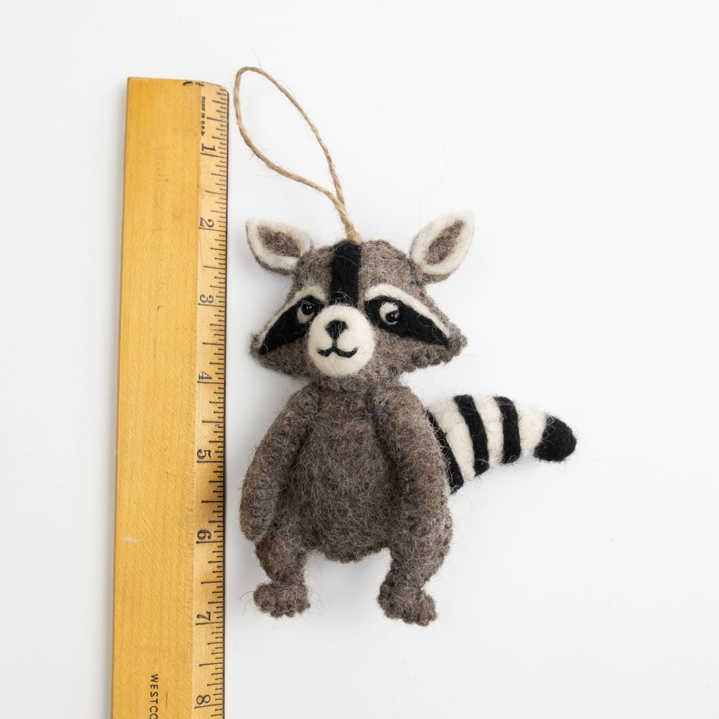 Felt Raccoon Ornament