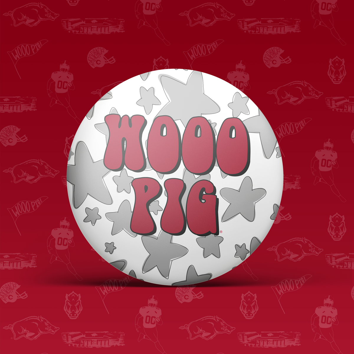 Arkansas Game Day Tailgate Buttons | Game Day Pins