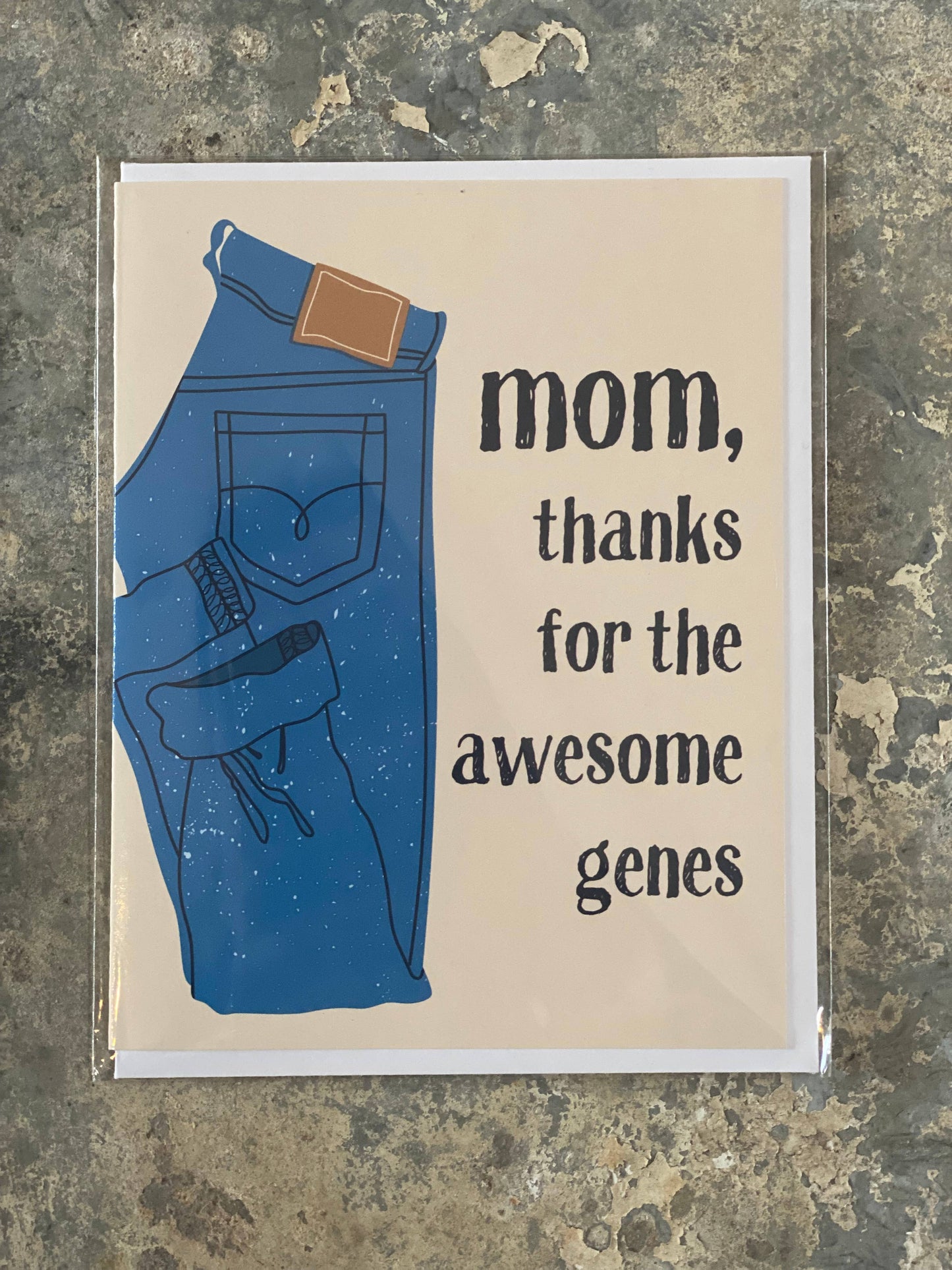 Mom Genes Greeting Card