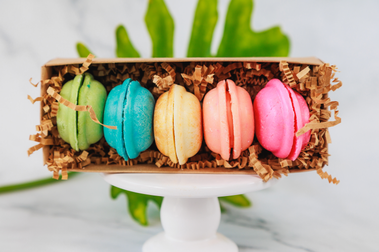 Bath Macarons Fruits - Shea Butter Bath Cookies