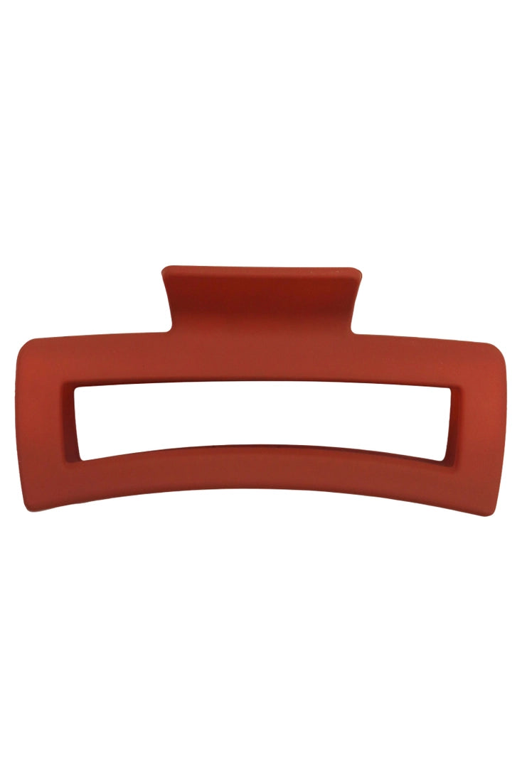 Matte darker Earth Tone Claw Clip Large