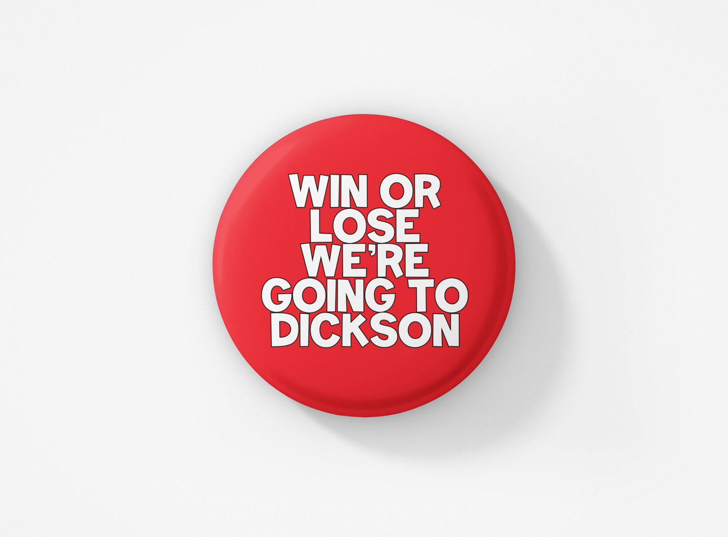 Win or Lose Button Pin