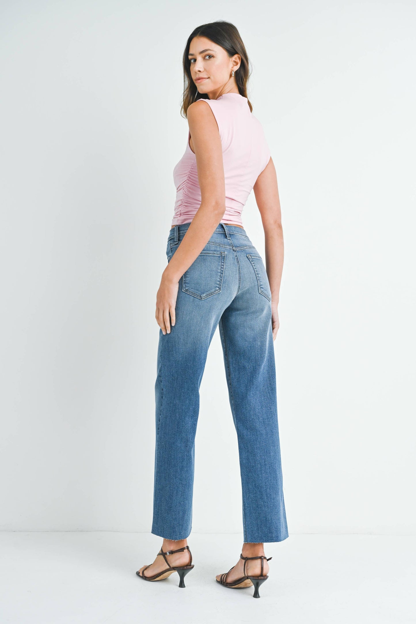 MED Slim Palazzo w/ Scissor Cut