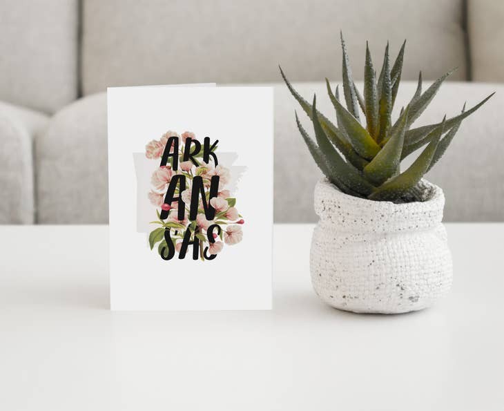 Arkansas Peach Blossom Notecard