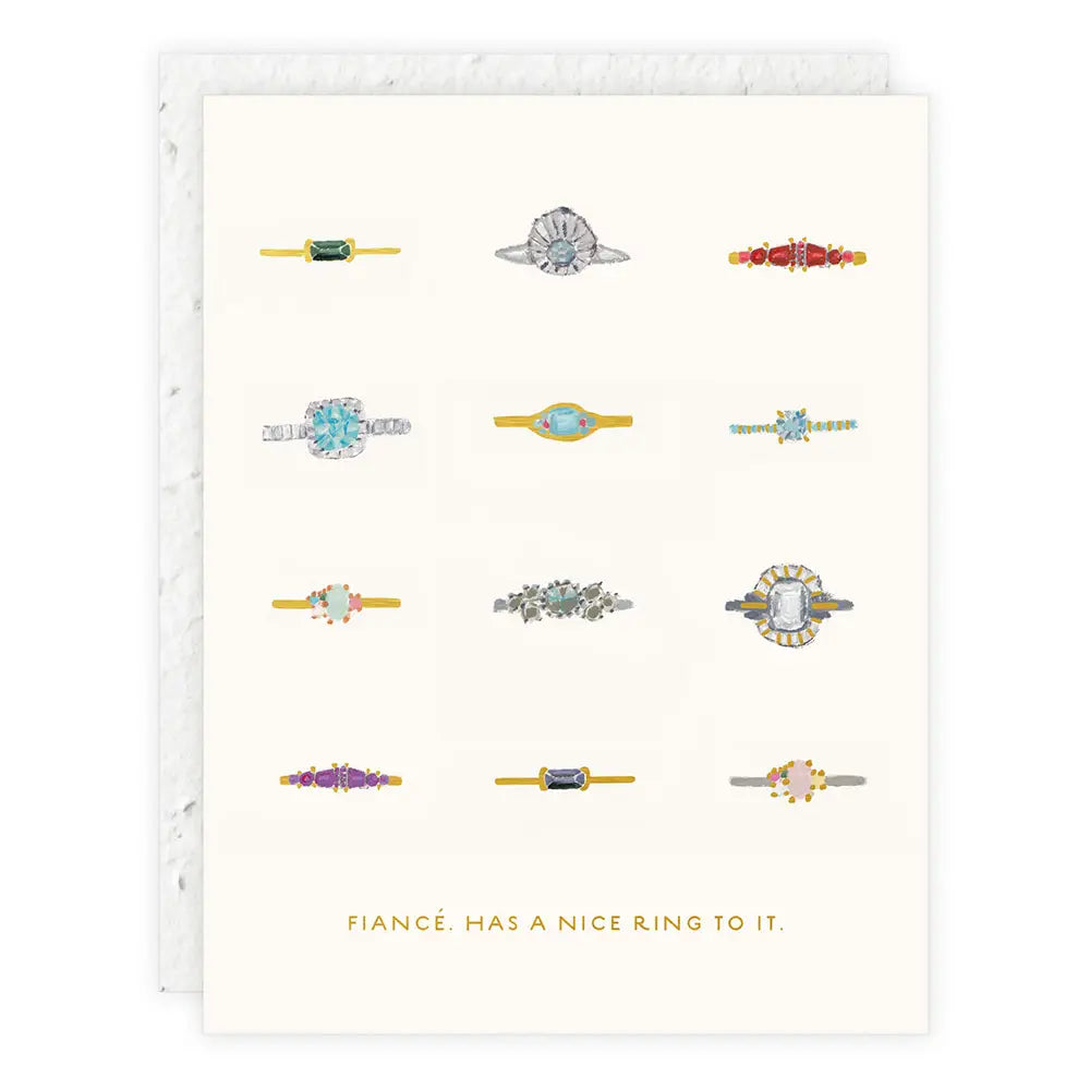 Fiancé - Engagement Card