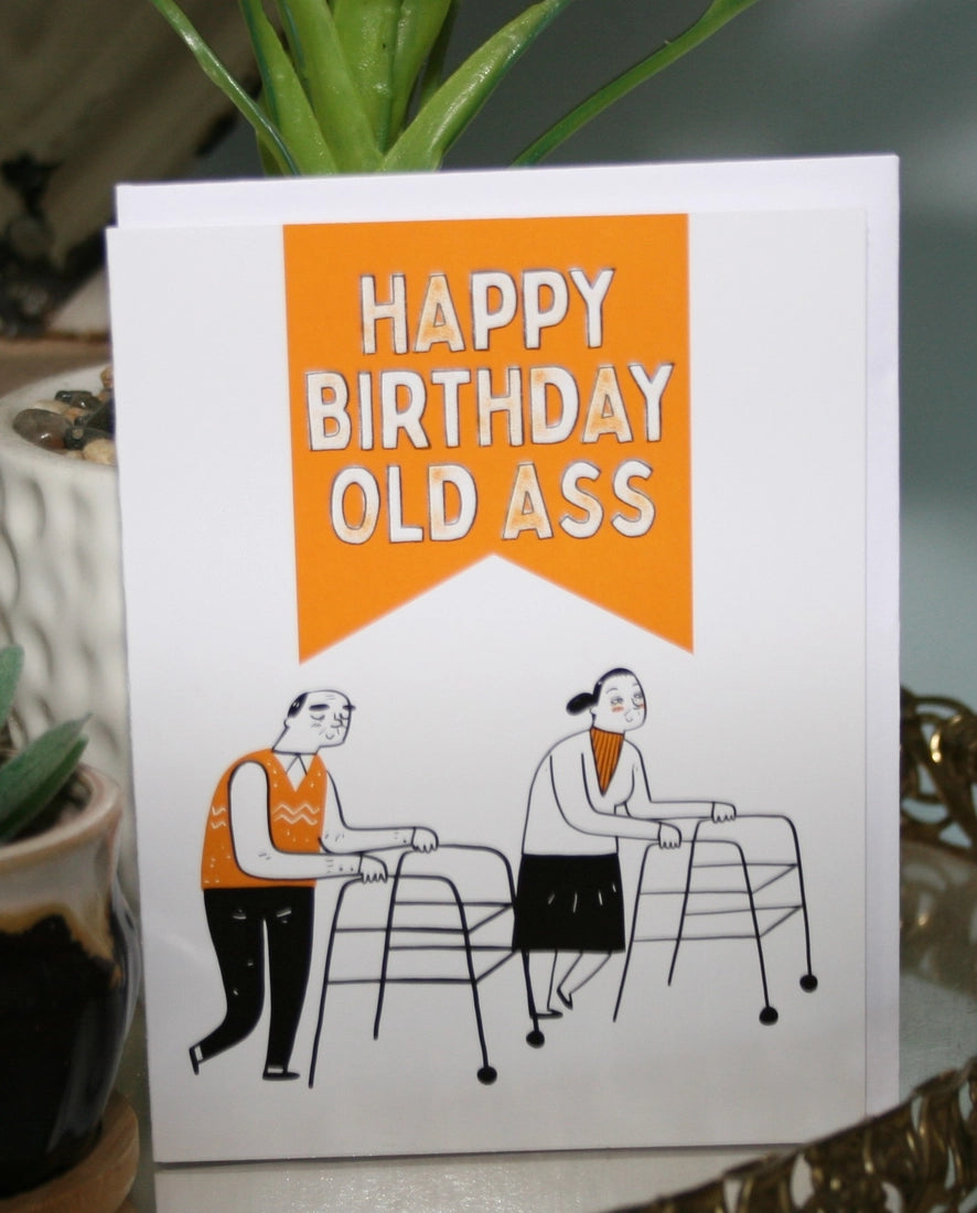 Old Ass Greeting Card