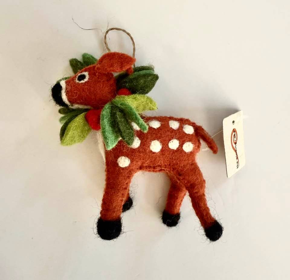 Spotted Deer Ornament