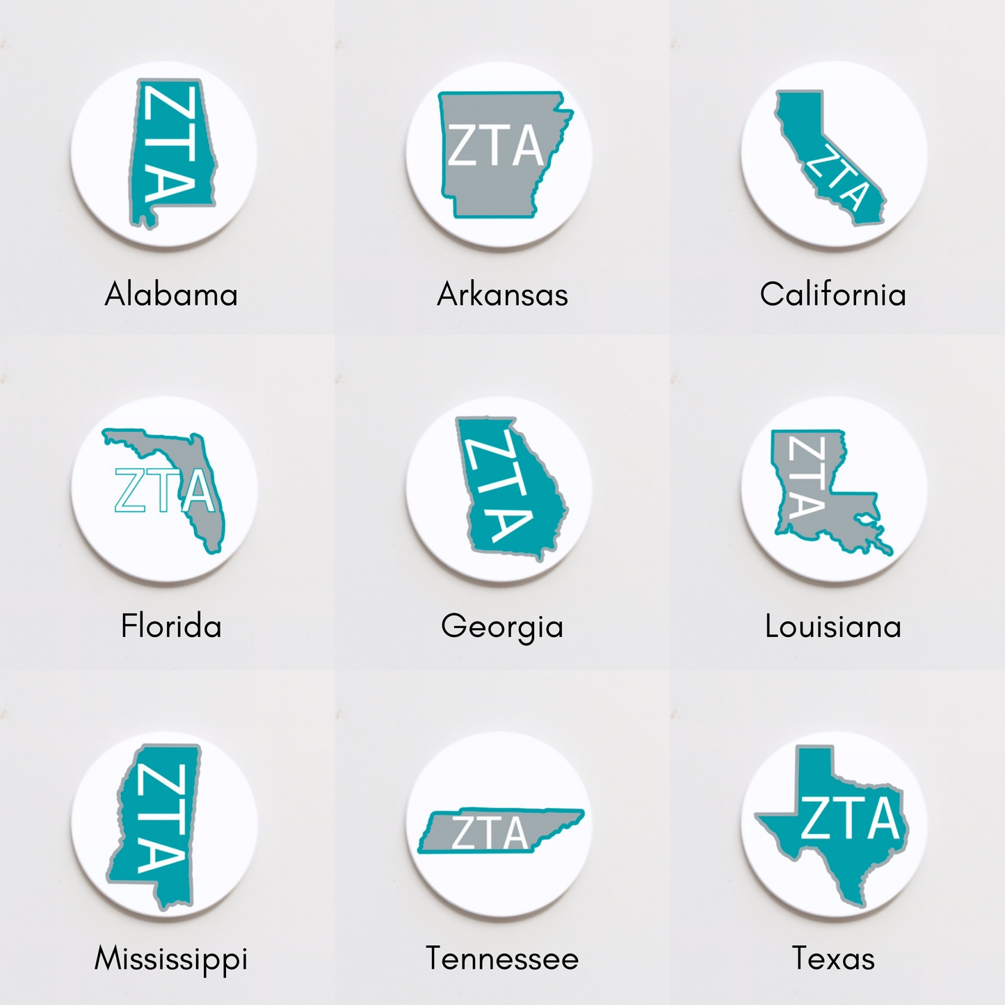 Zeta Tau Alpha State Button