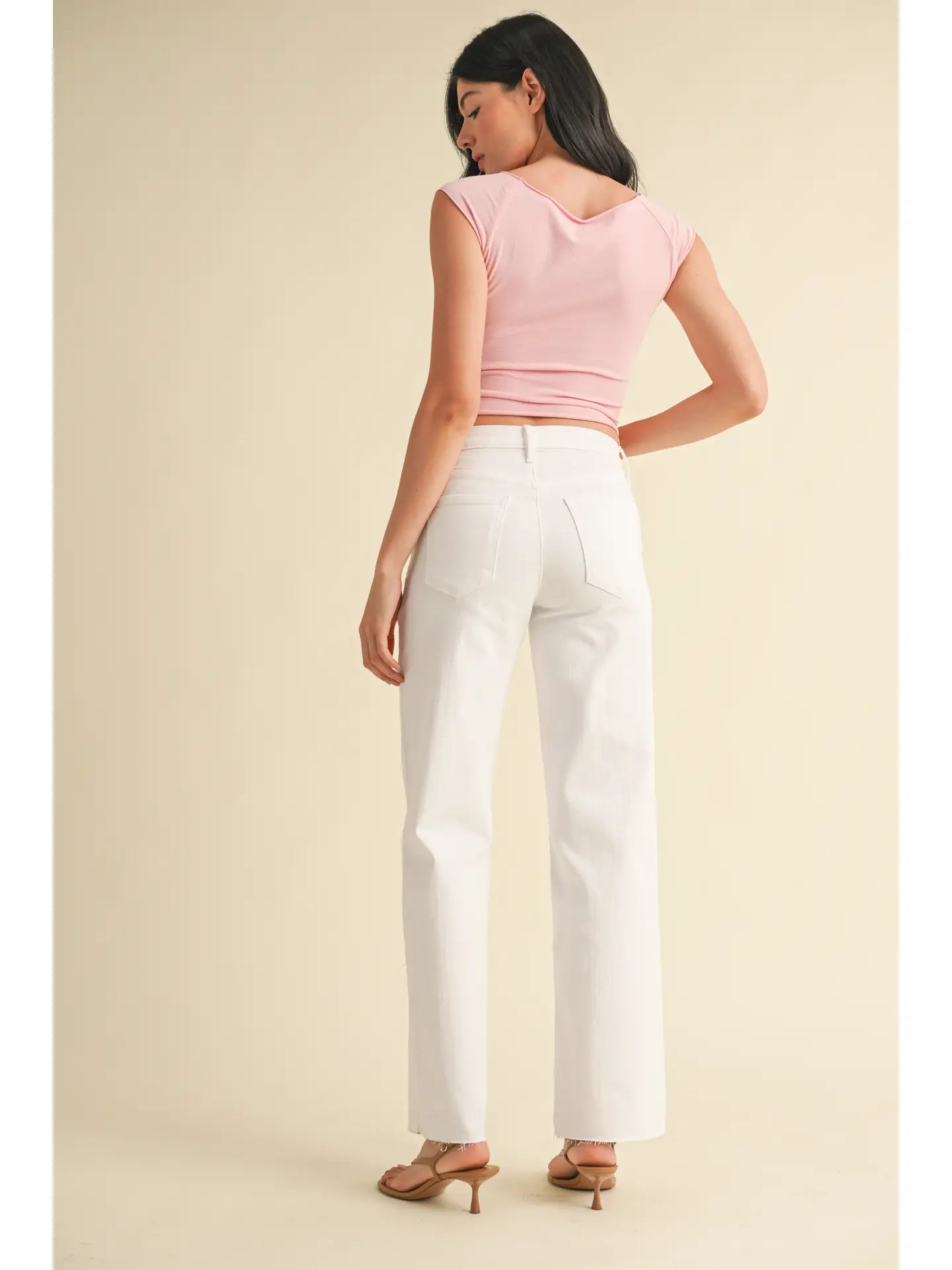 Slim Palazzo w/ Scissor Cut