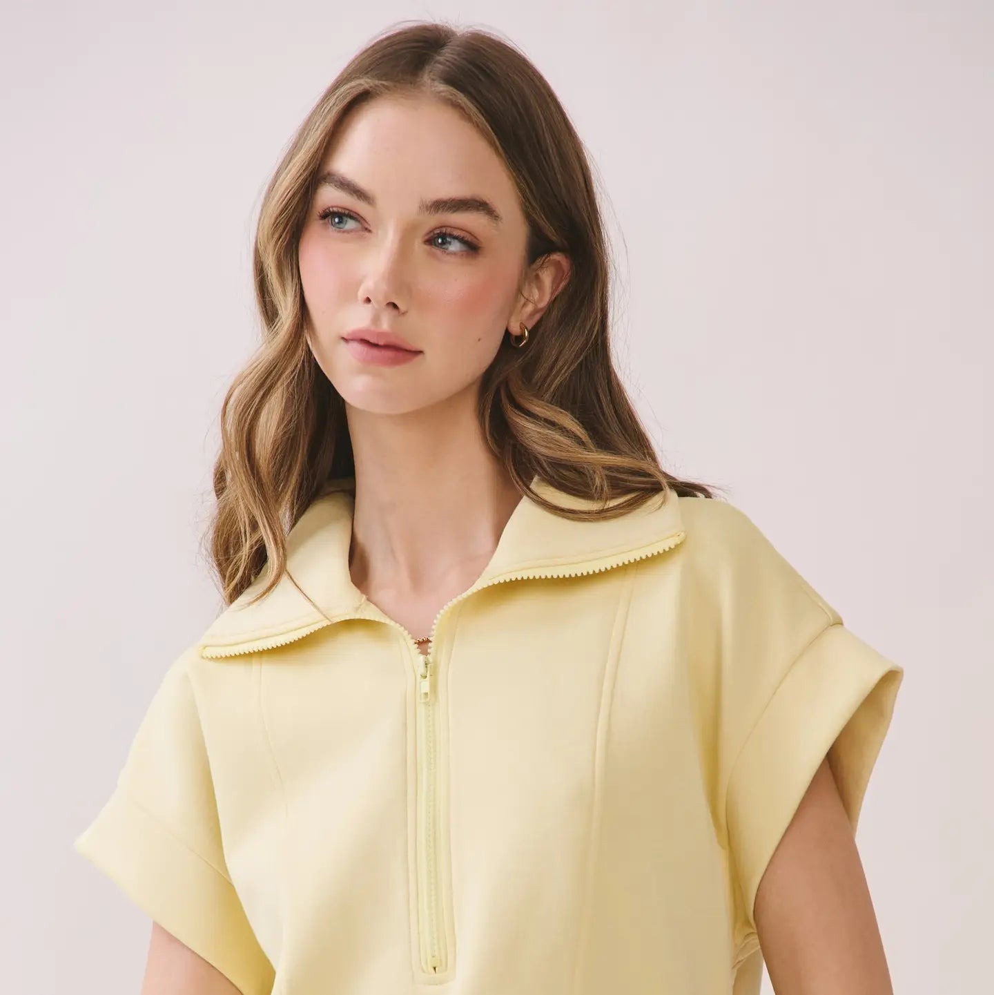 Half Zip Lounge Top