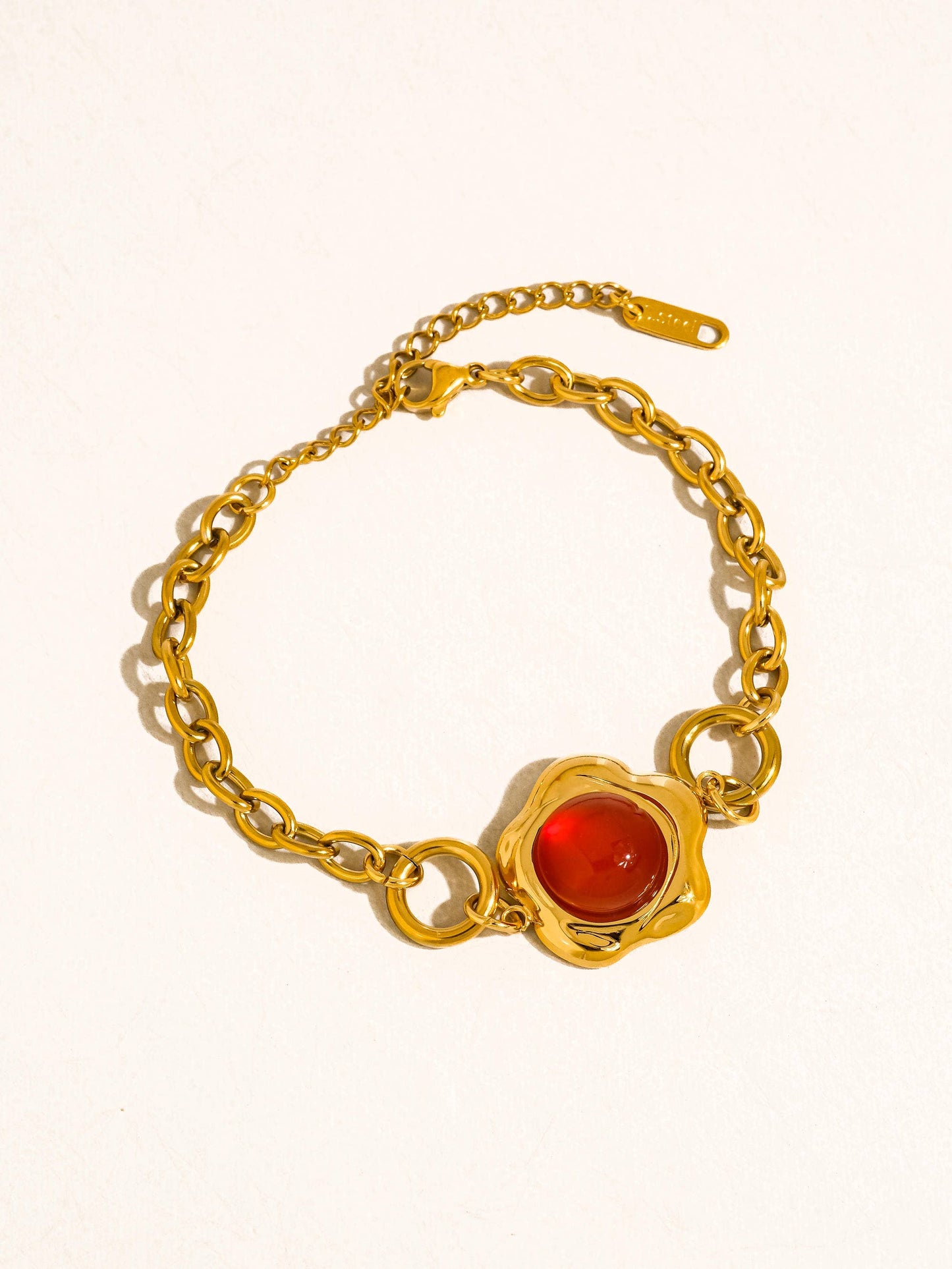 Plume Stone Chain Bracelet