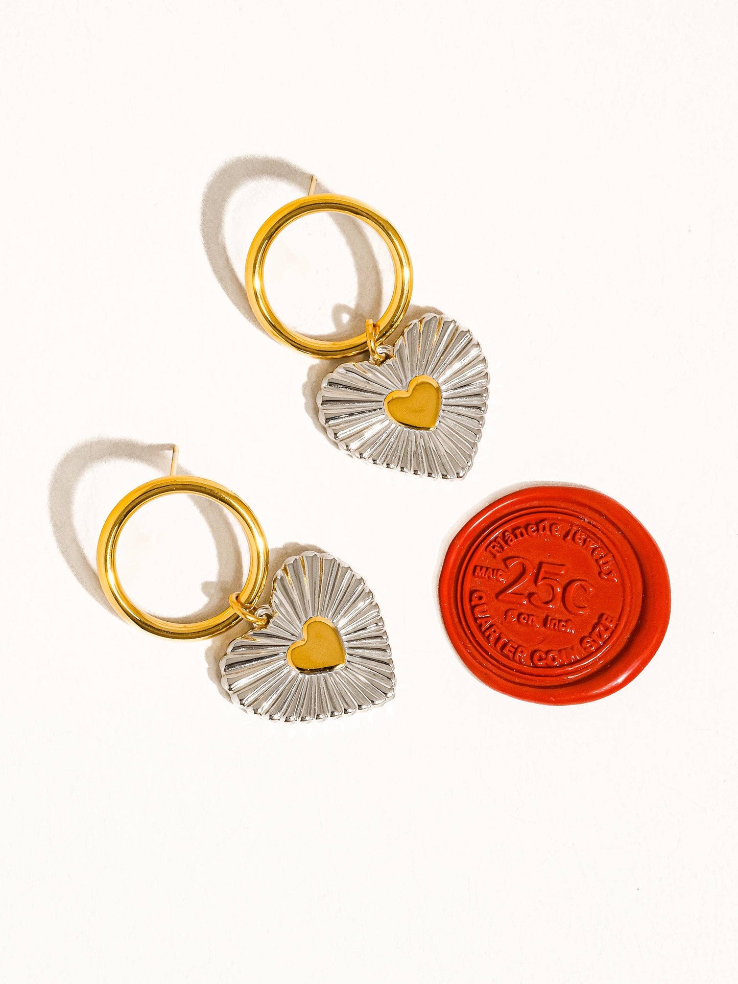 Annette Heart Earrings