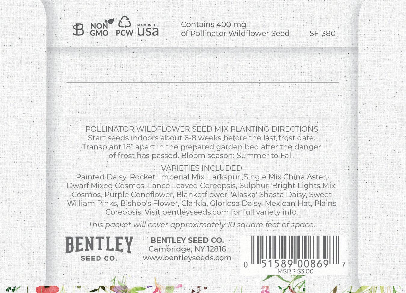 Congratulations Celebration - Wildflower Mix Seed Packets