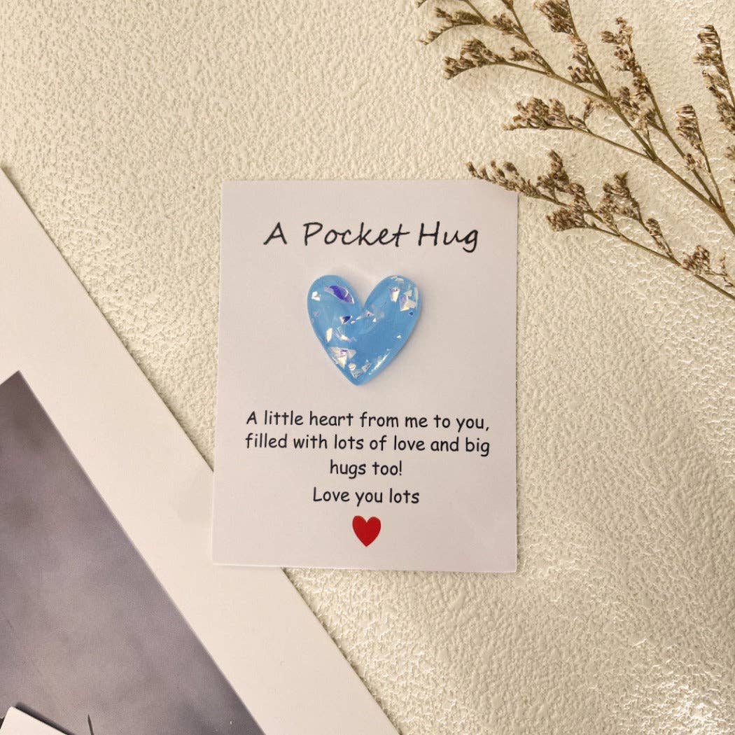 Pocket Hug Confetti Heart – Your Sparkle of Joy & Comfort