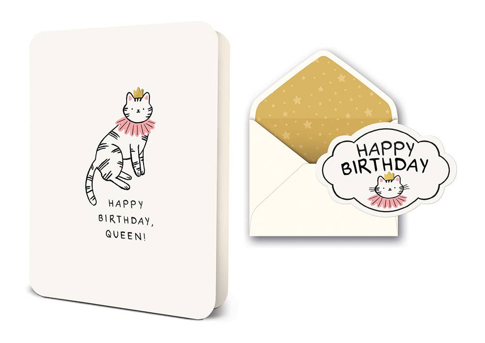 Happy Birthday, Queen! Deluxe Greeting Card