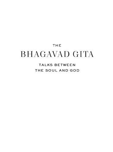 The Bhagavad Gita