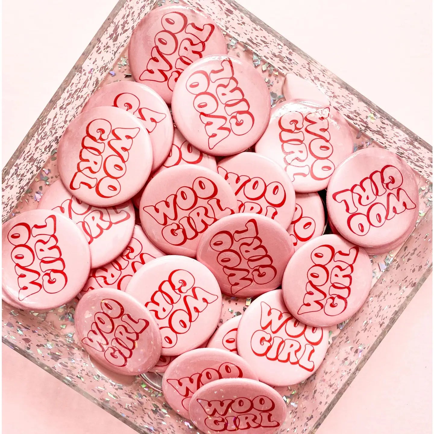 Woo Girl Button