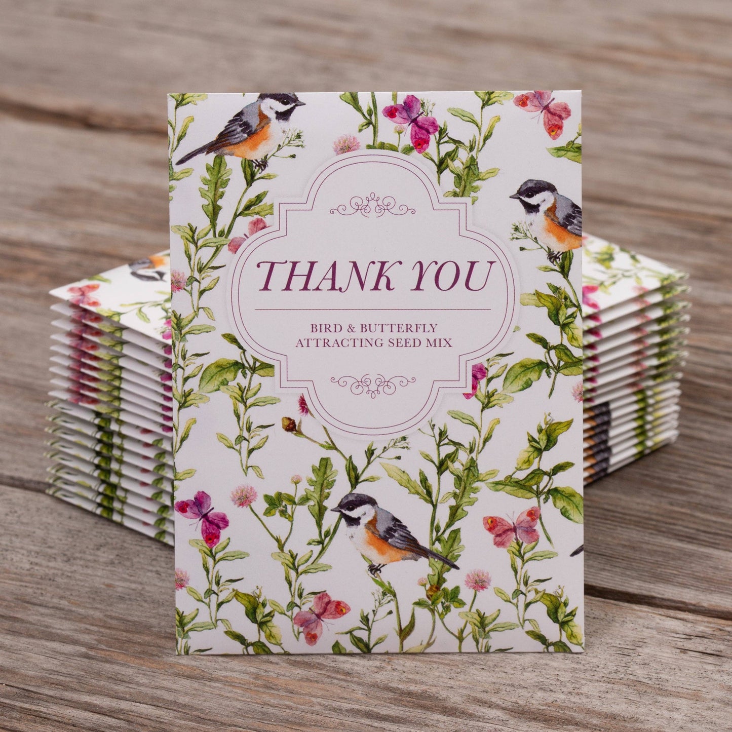 Thank You - Bird Butterfly Mix Seed Packets