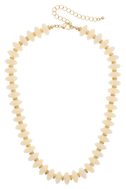 Marseille Resin Beaded Necklace
