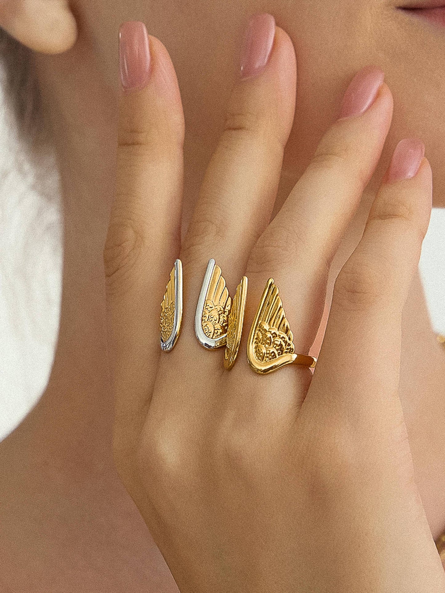 Silvane Angel Wing Ring