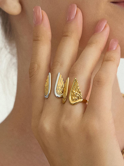 Silvane Angel Wing Ring