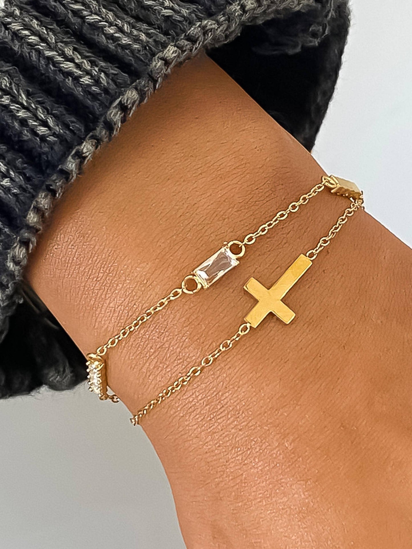 Esther Cross Bracelet Set