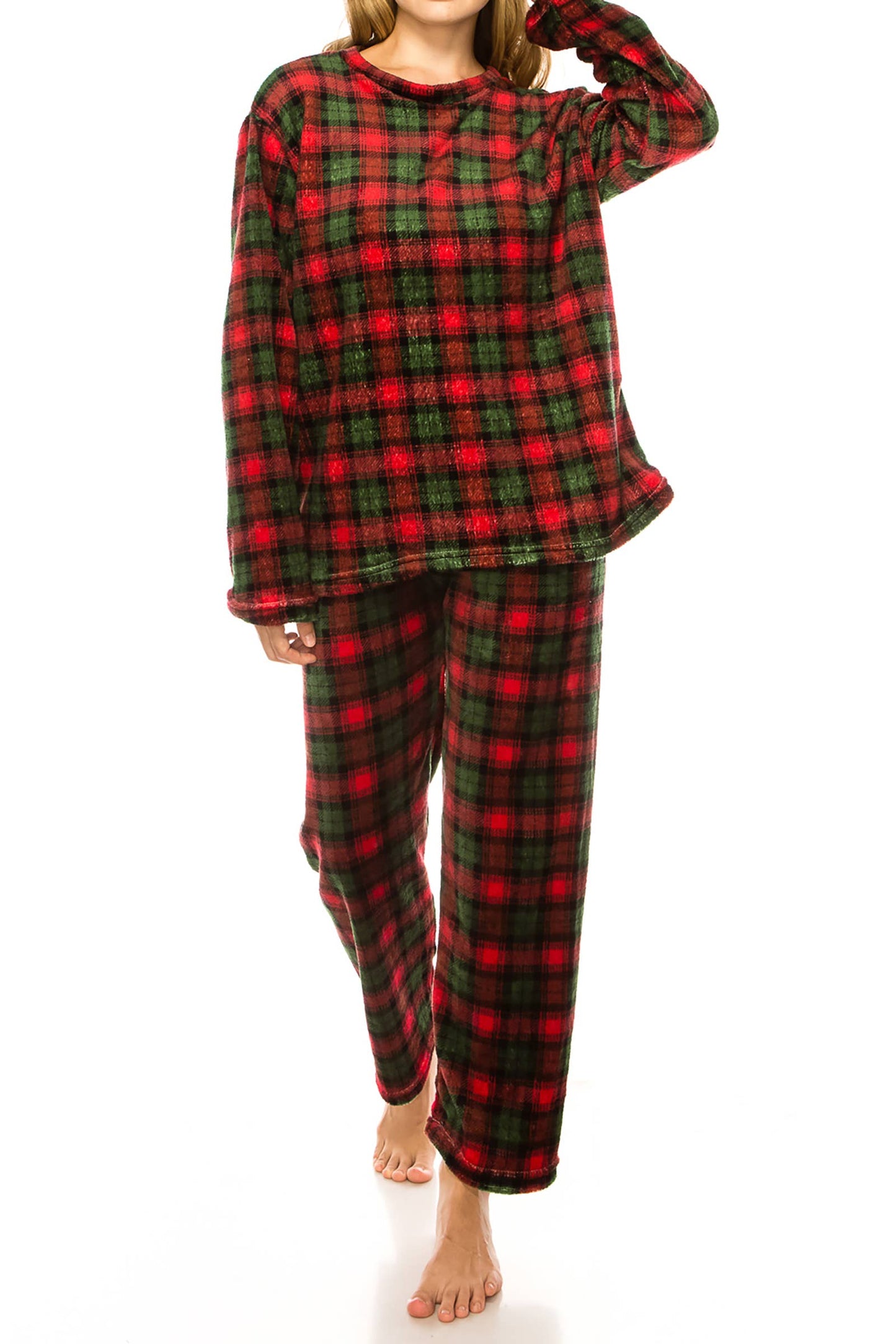 Plaid PJ Set