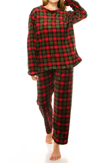 Plaid PJ Set