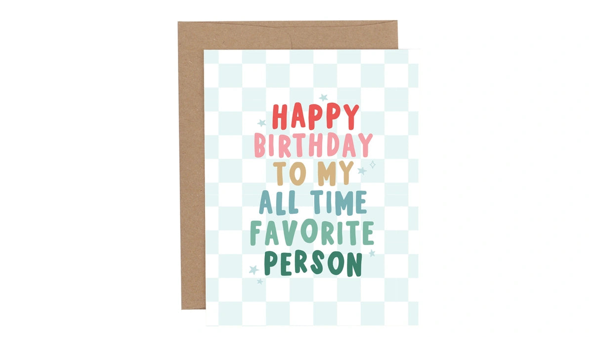 All Time Favorite Card