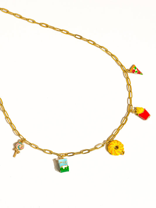 Foodie Fruit Charm Necklace