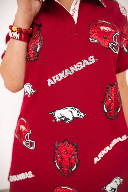 Arkansas Logo Patch Dress