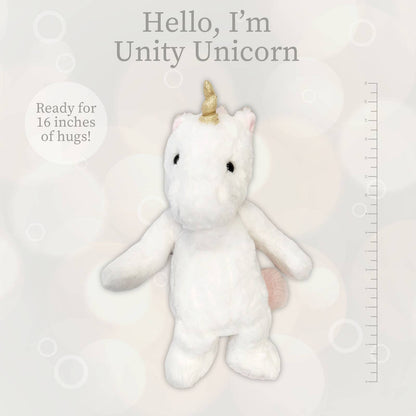 White Unicorn Plush Toy