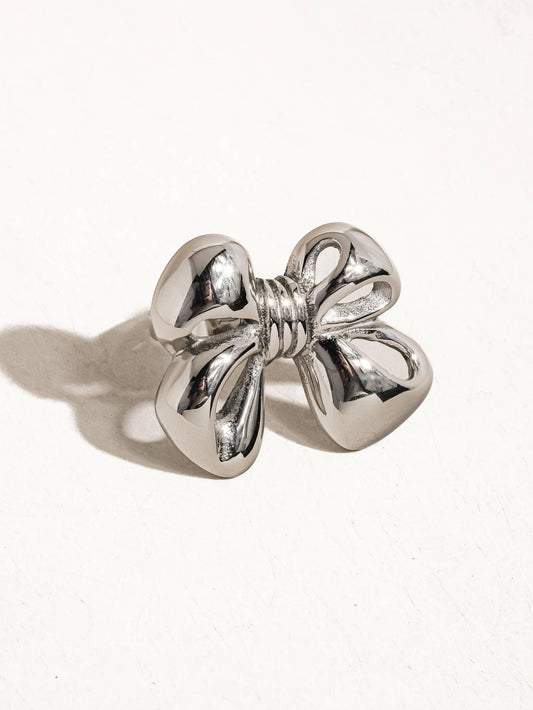 Ronda Silver Bow Ring