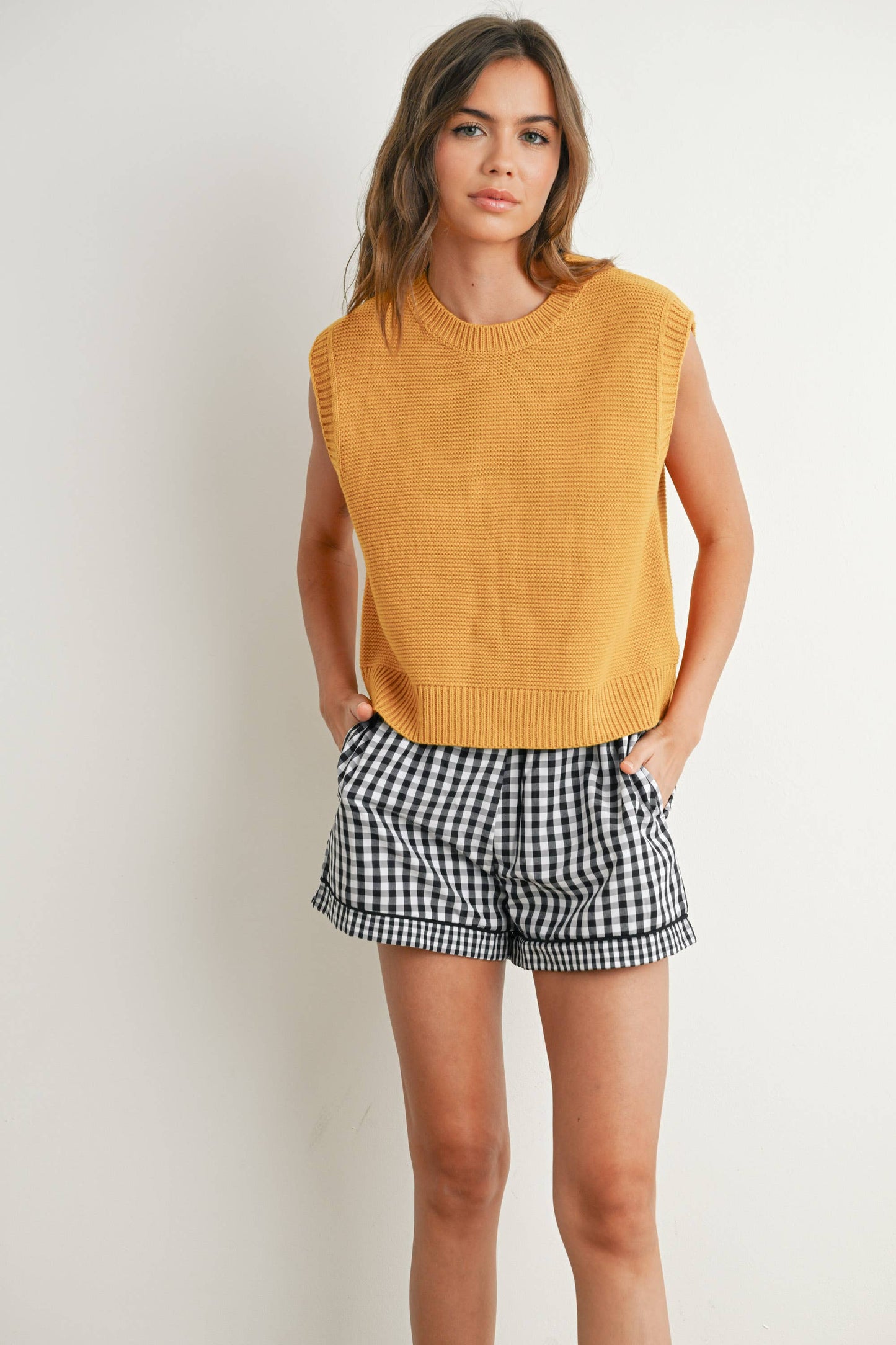 Plain Knitted Top