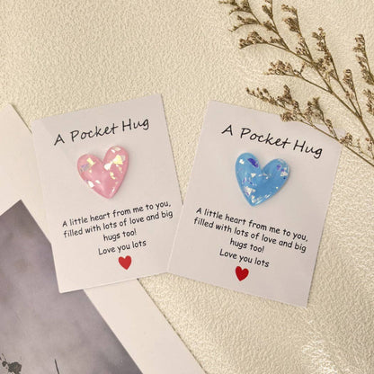 Pocket Hug Confetti Heart – Your Sparkle of Joy & Comfort