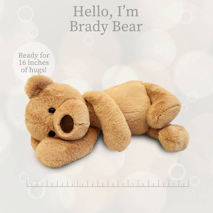 Brady Tan Bear Plush Toy