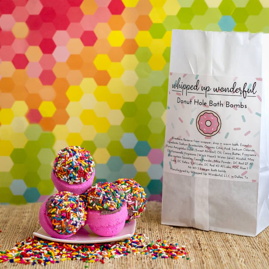 Doughnut Hole Bath Bombs