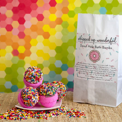 Doughnut Hole Bath Bombs