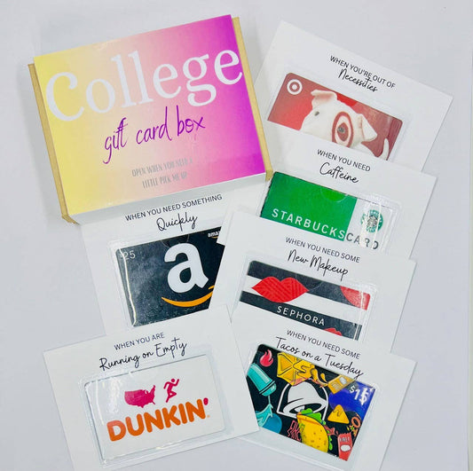 College Gift Card Box