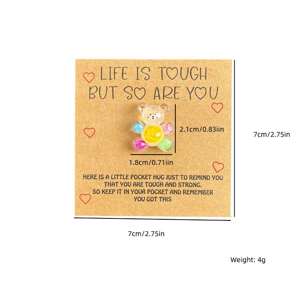 Pocket Hug Rainbow Bear