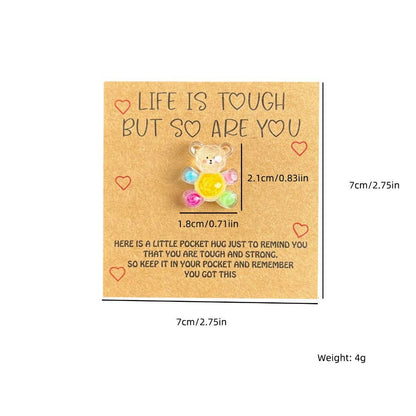 Pocket Hug Rainbow Bear